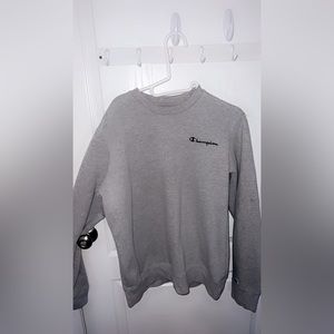 gray champion sweater